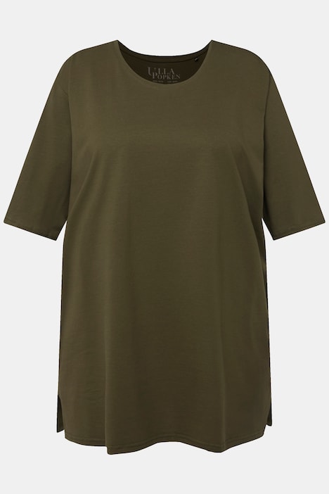 T-Shirt, Rundhalsausschnitt, Relaxed, Halbarm