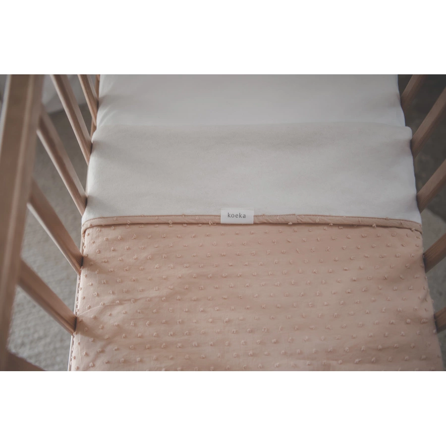 koeka Kinderdecke cotton Fleece Napa Hellbraun