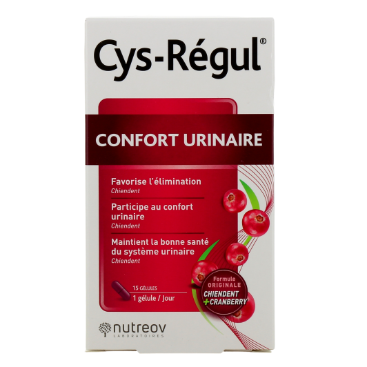 Nutreov Cys Regul confort urinaire - Gélules de cranberry