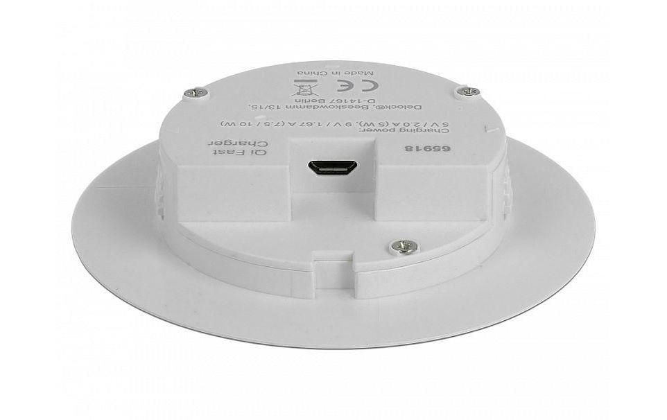 Wireless Charger 65918 für TischeinbauQi-Ladepad für Tischeinbau