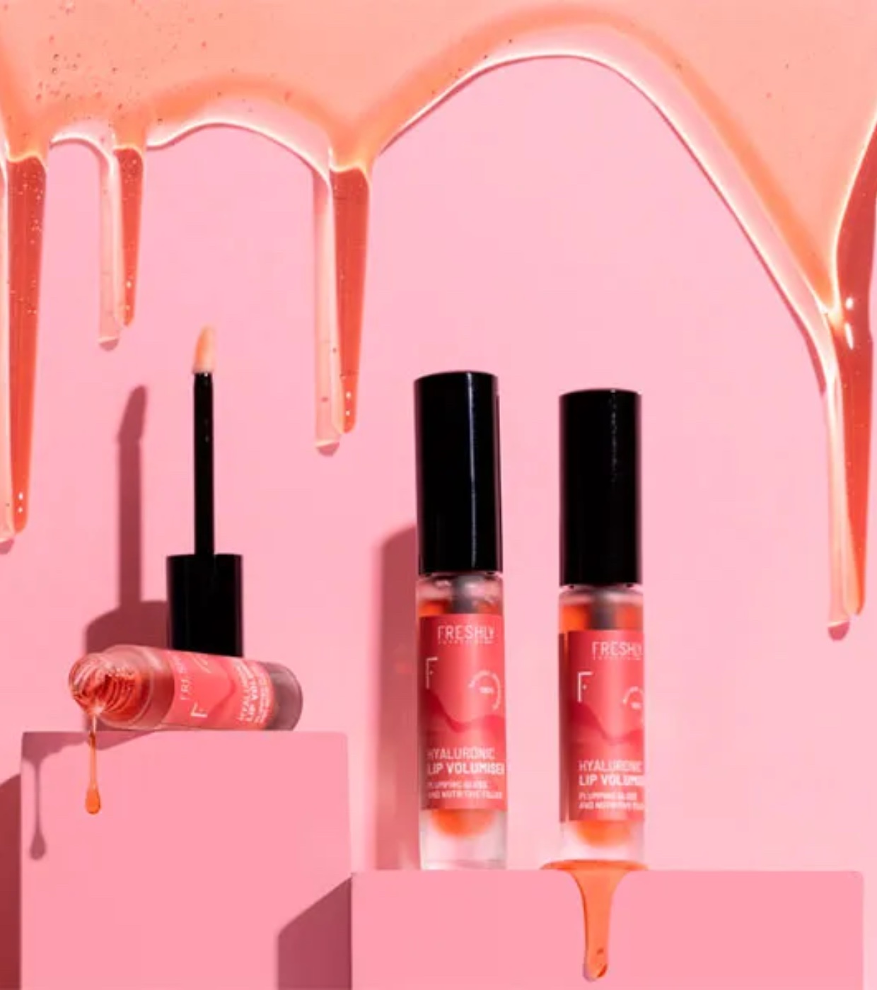 Freshly Cosmetics - Brilho labial volumizante Hyaluronic Lip Volumiser