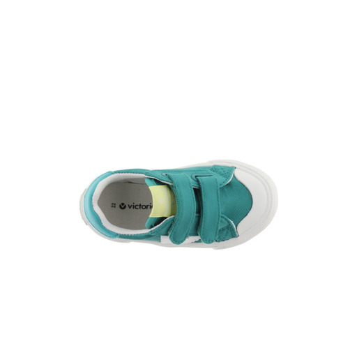 Tênis Victoria Tribu em nylon com logo contrastante e fechamento duplo em velcro.