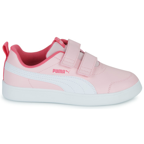 Puma - COURTFLEX V2 V PS - Rose / Blanc