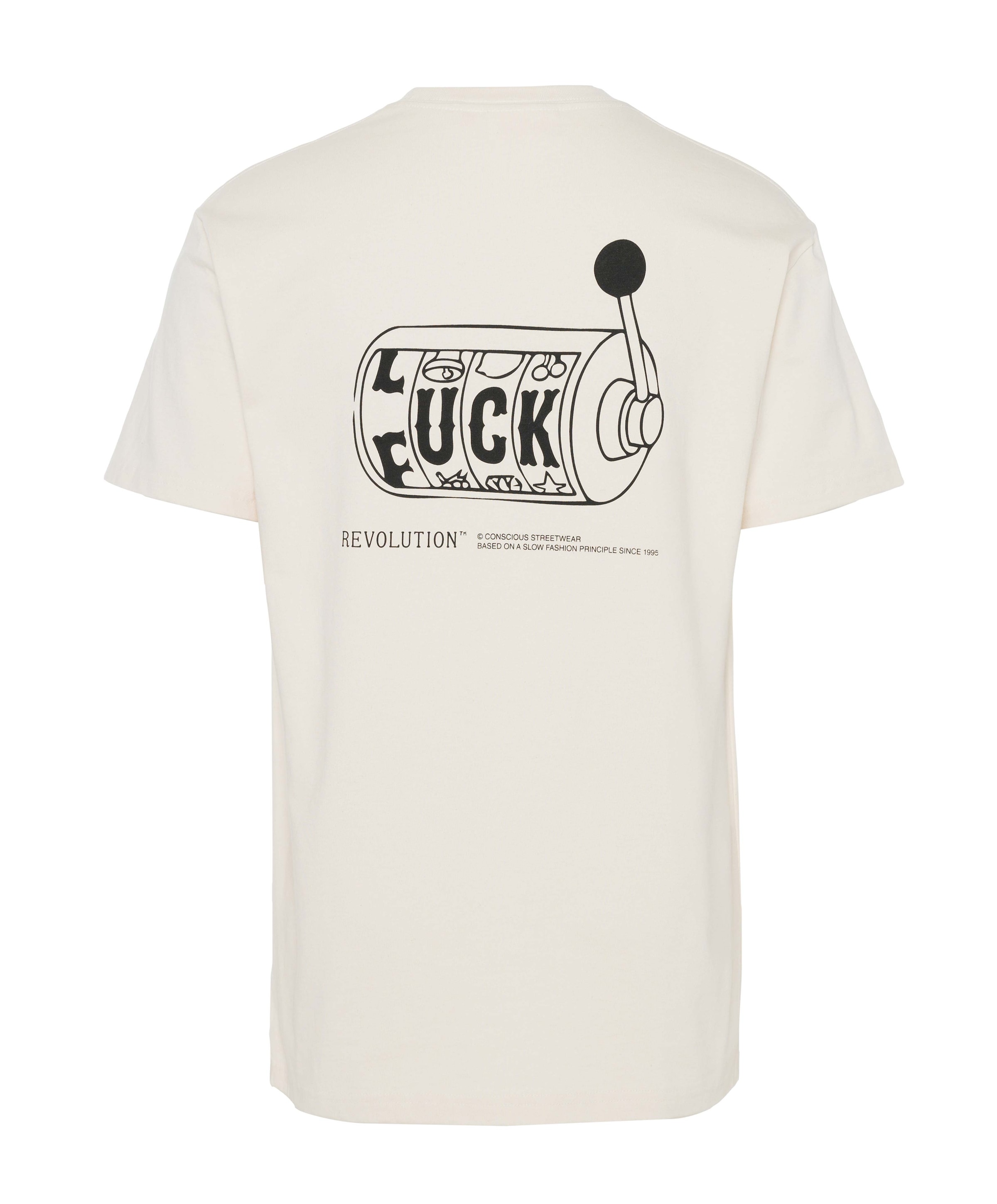 Revolution Heren T-shirt ecru