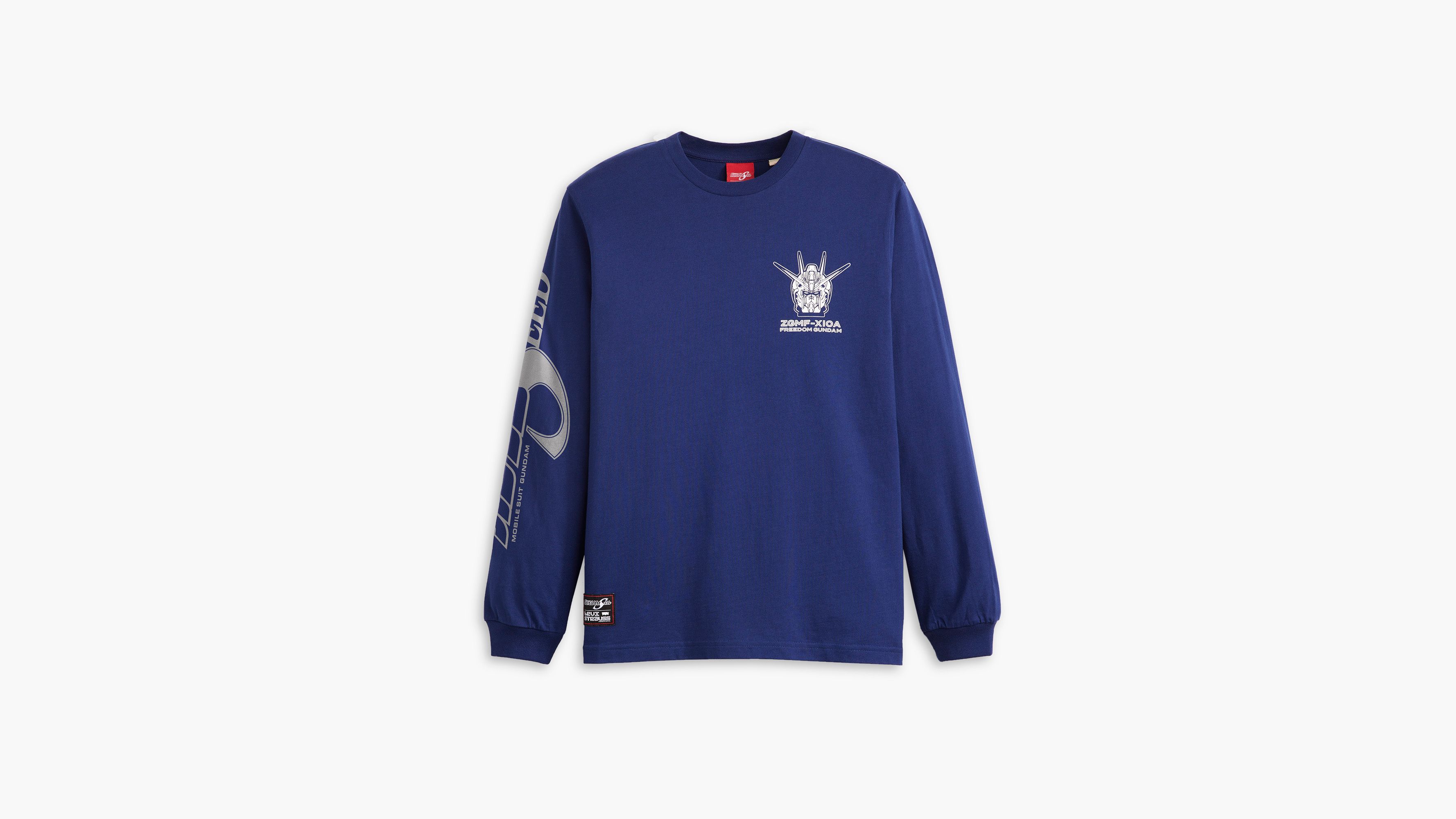 T-shirt manche longue Levi's® x Gundam SEED - Galaxy Blue - Bleu