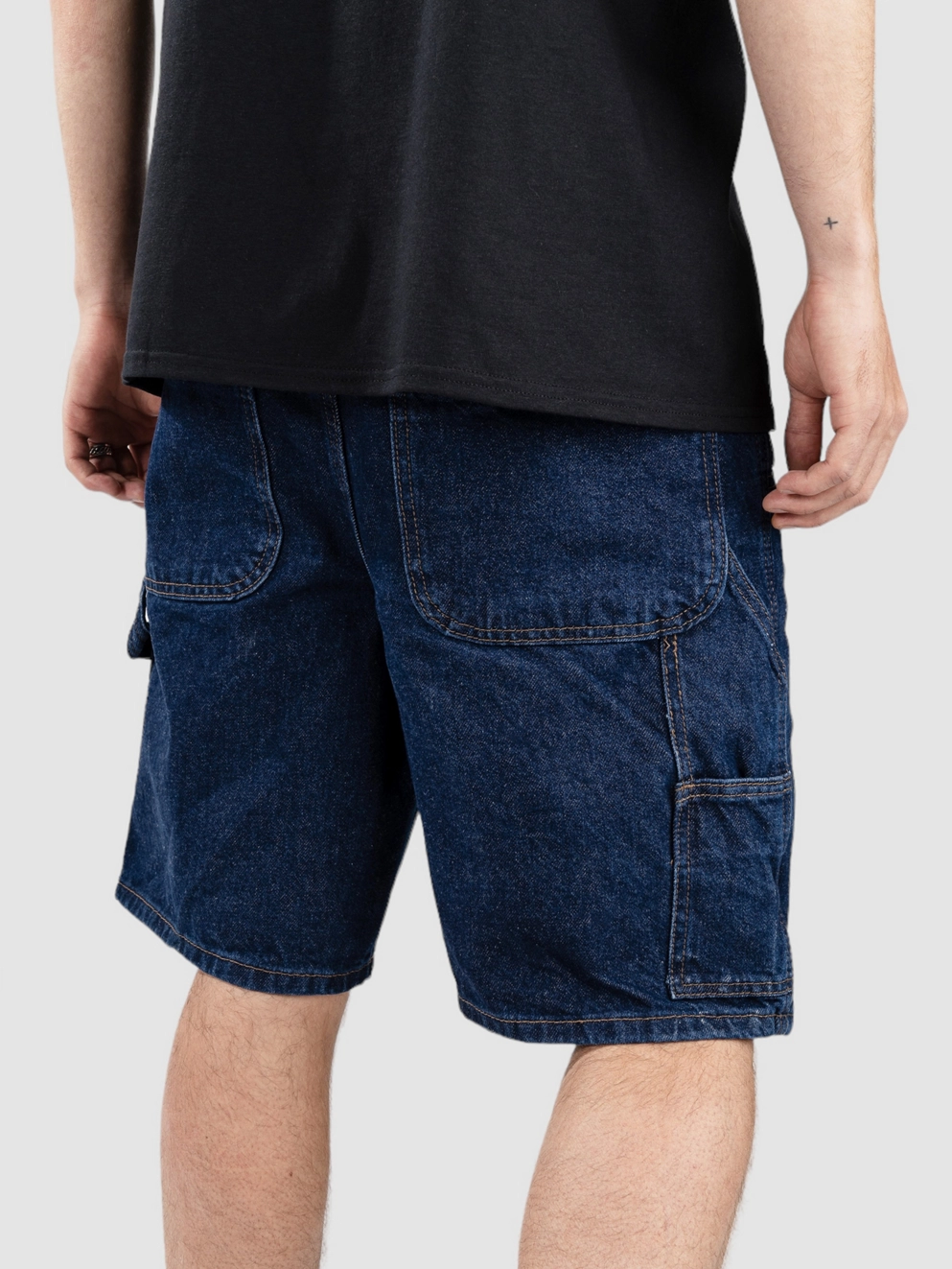 Empyre Double Knee Sk8 Jort Shorts dark blue