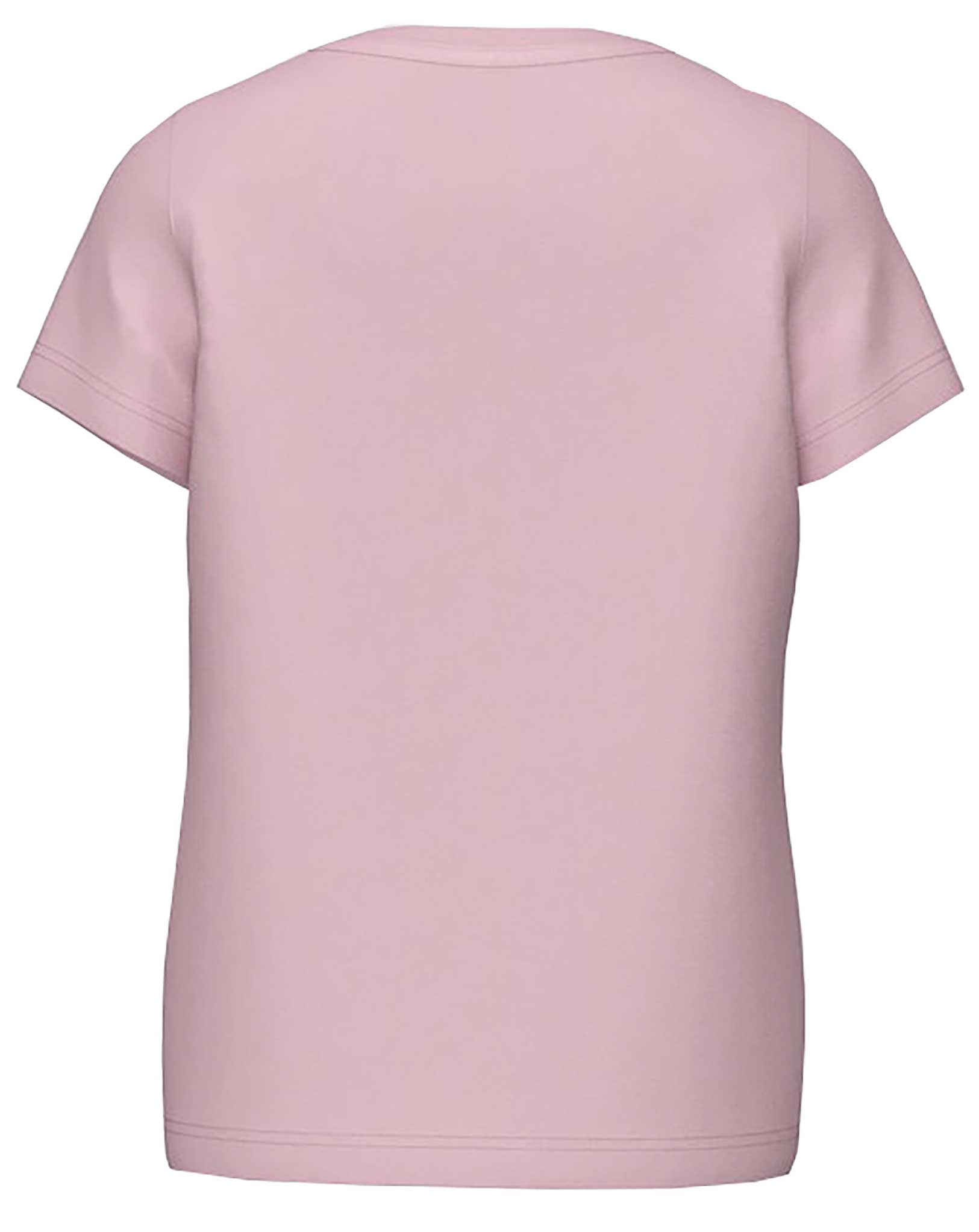 T-Shirt NMFDOPA KEEP SMILING in parfait pink
