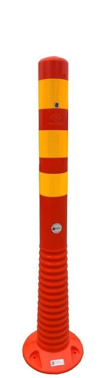 Paal/Paal 75cm Flexibele Oranje Folie Bloemgeel Reflecterende Folie