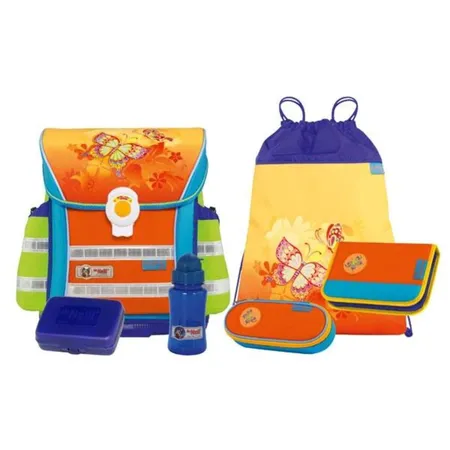 McNeill Ergo Light 912 Schulranzenset Flash-Line Springtime 6-teilig