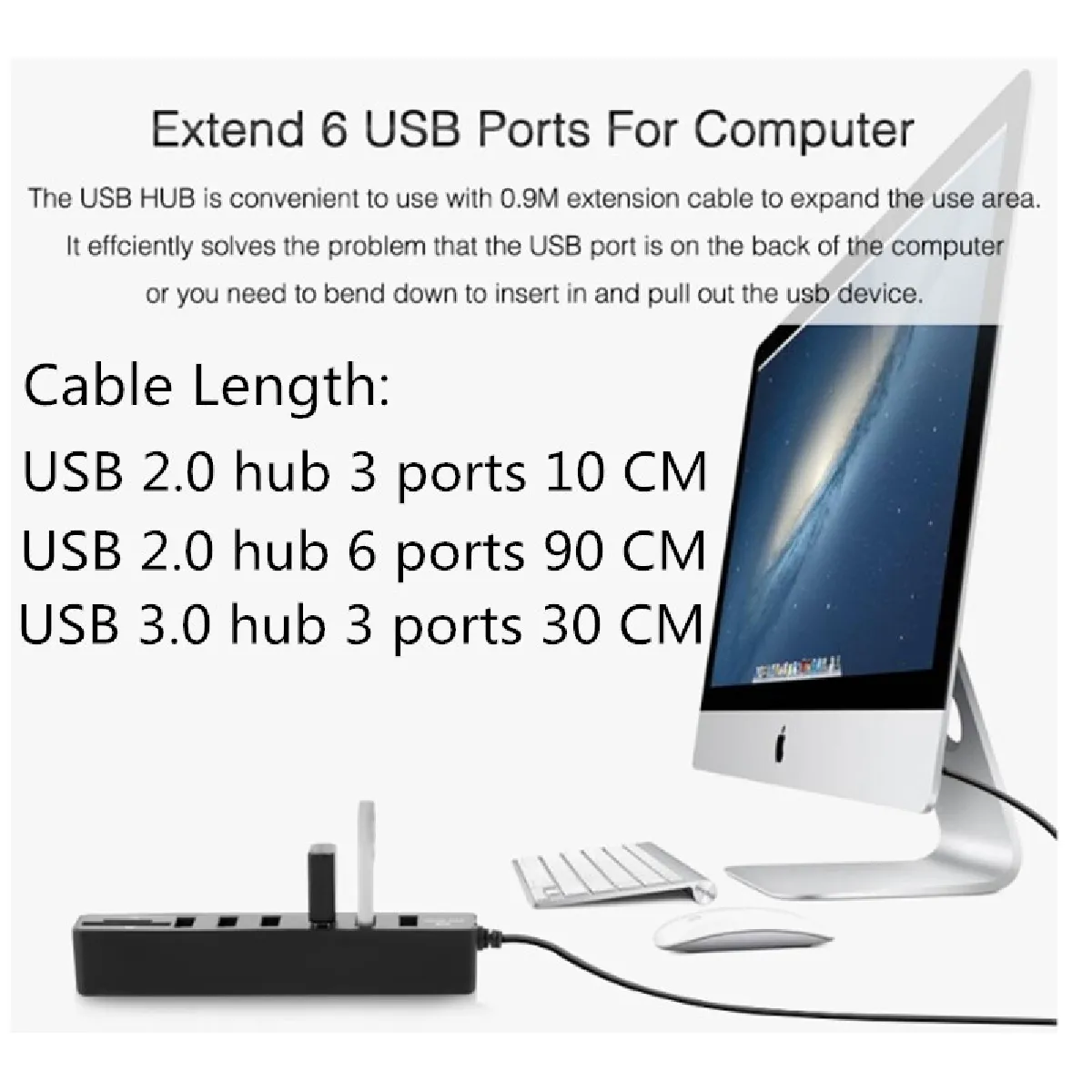 Wewoo HUB USB 6 Ports