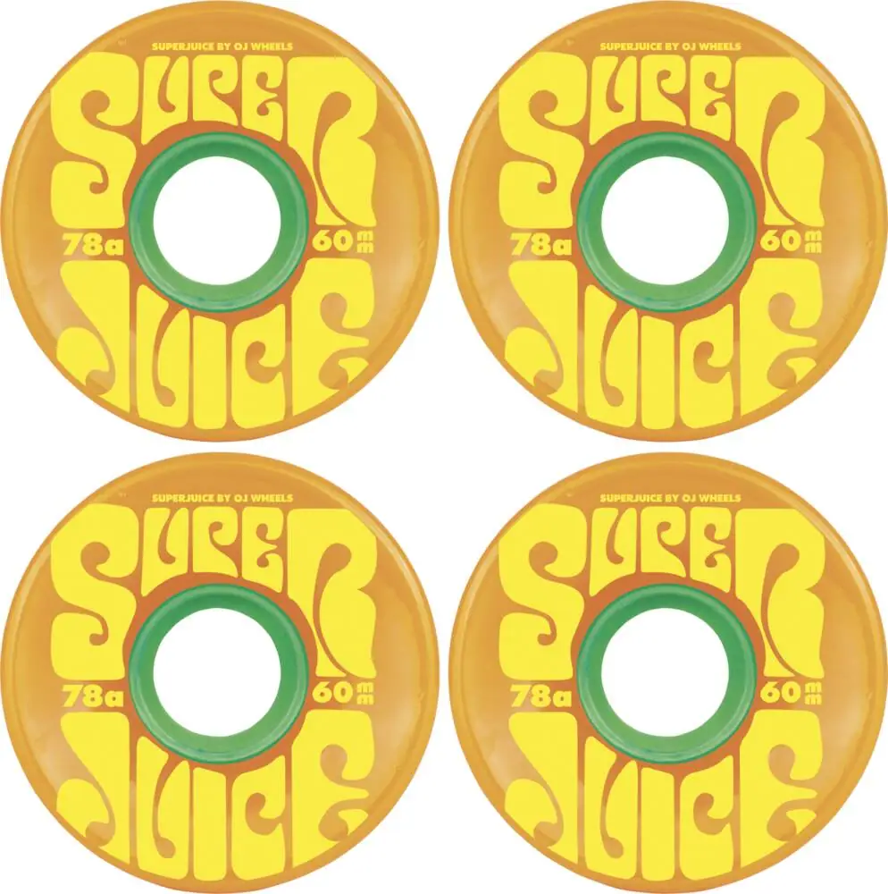 OJ's Super Juice 78A Skateboard Hjul 4-Pak - Skateboards