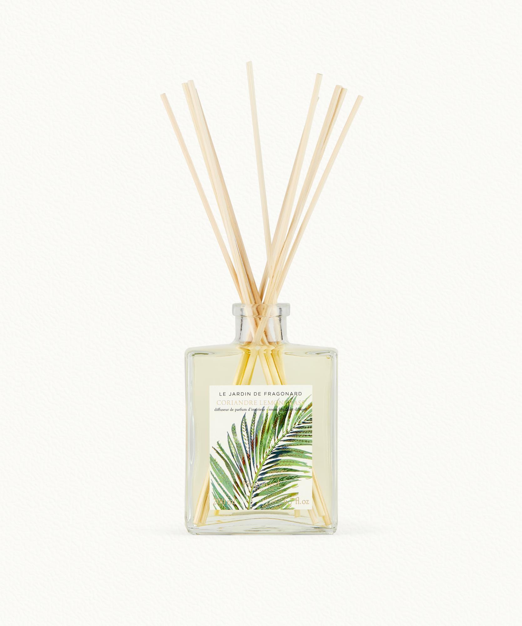 Coriandre Lemongrass  Diffuseur + 10 bâtonnets - flacon 200 ml