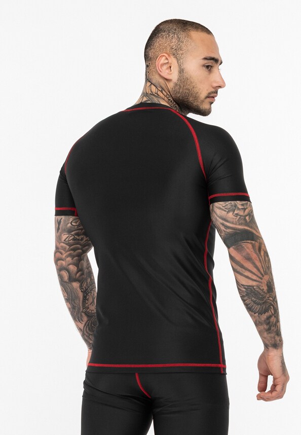 Tapout Herren Kurzarm-Funktionsshirt schmale Passform CRYSTAL