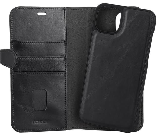 Buffalo 2-i-1 pungetui til iPhone 14 Plus (sort)