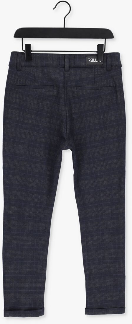 RELLIX donkerblauwe rellix  chino pant check