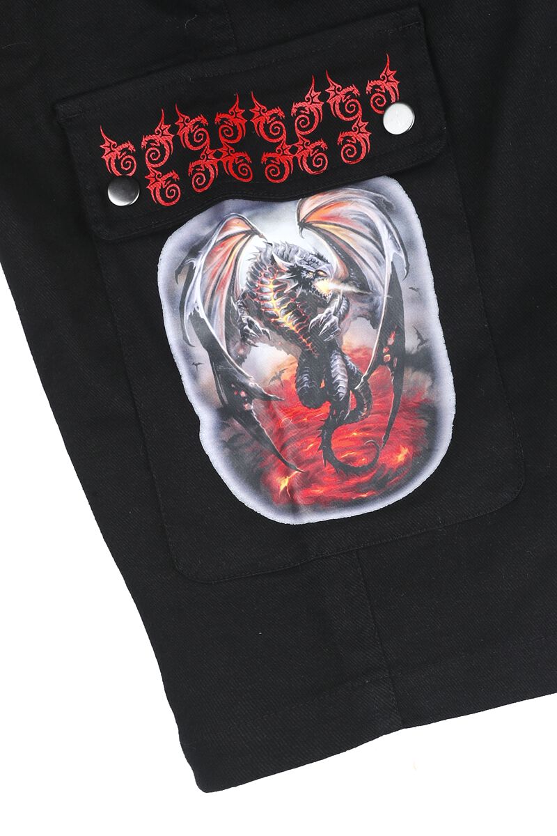 Gothicana X Anne Stokes - Short | Gothicana by EMP Short