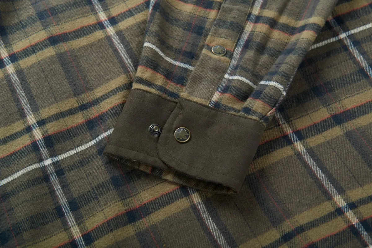Härkila Men's Pajala Shirt Willow Green Check