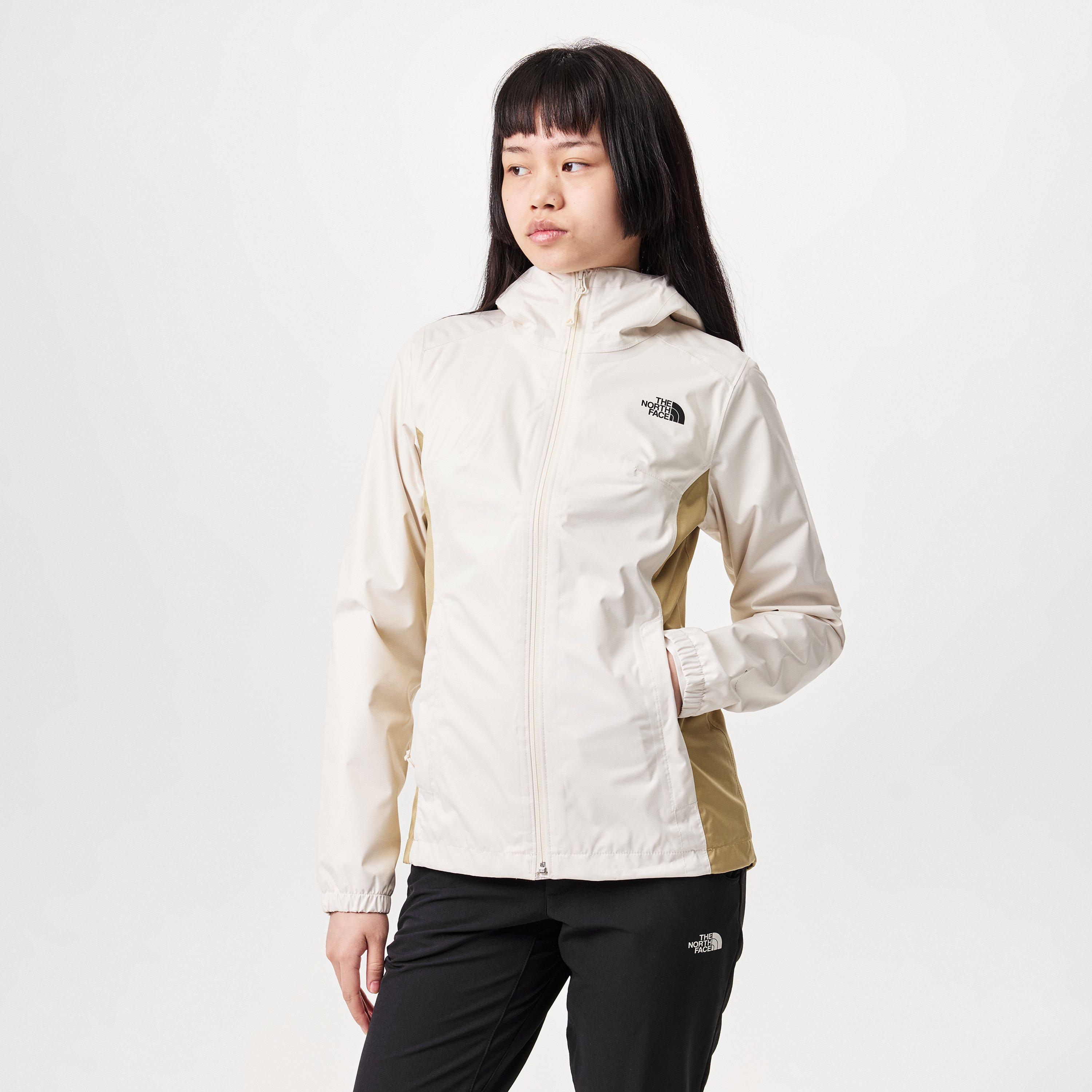 The North Face The North Face W Quest Zip In - Eu White Dune/Khak Puffer Jacket Womens