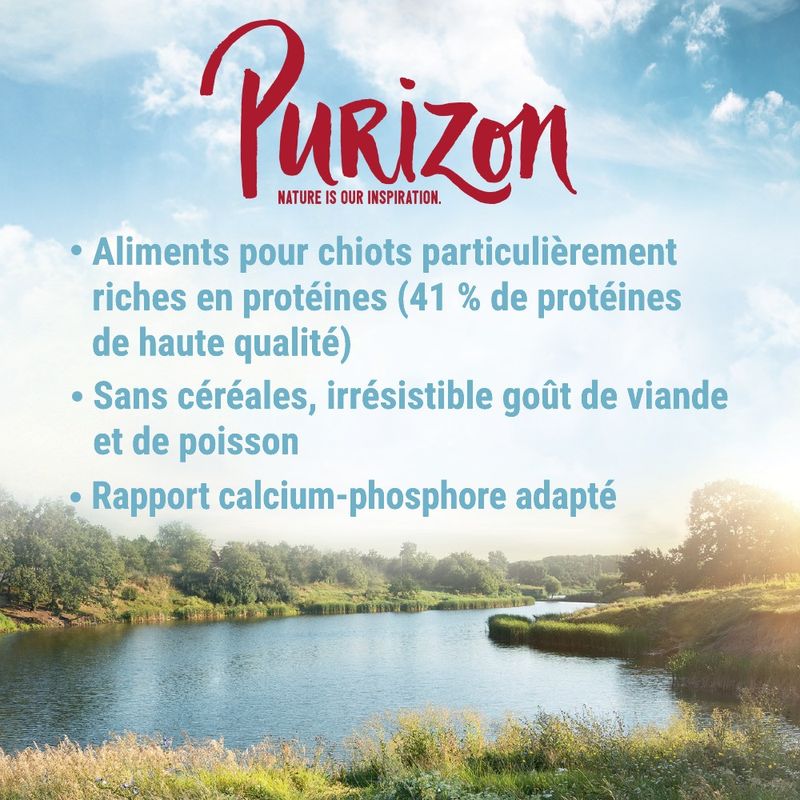 Purizon Puppy poulet, poisson - sans céréales