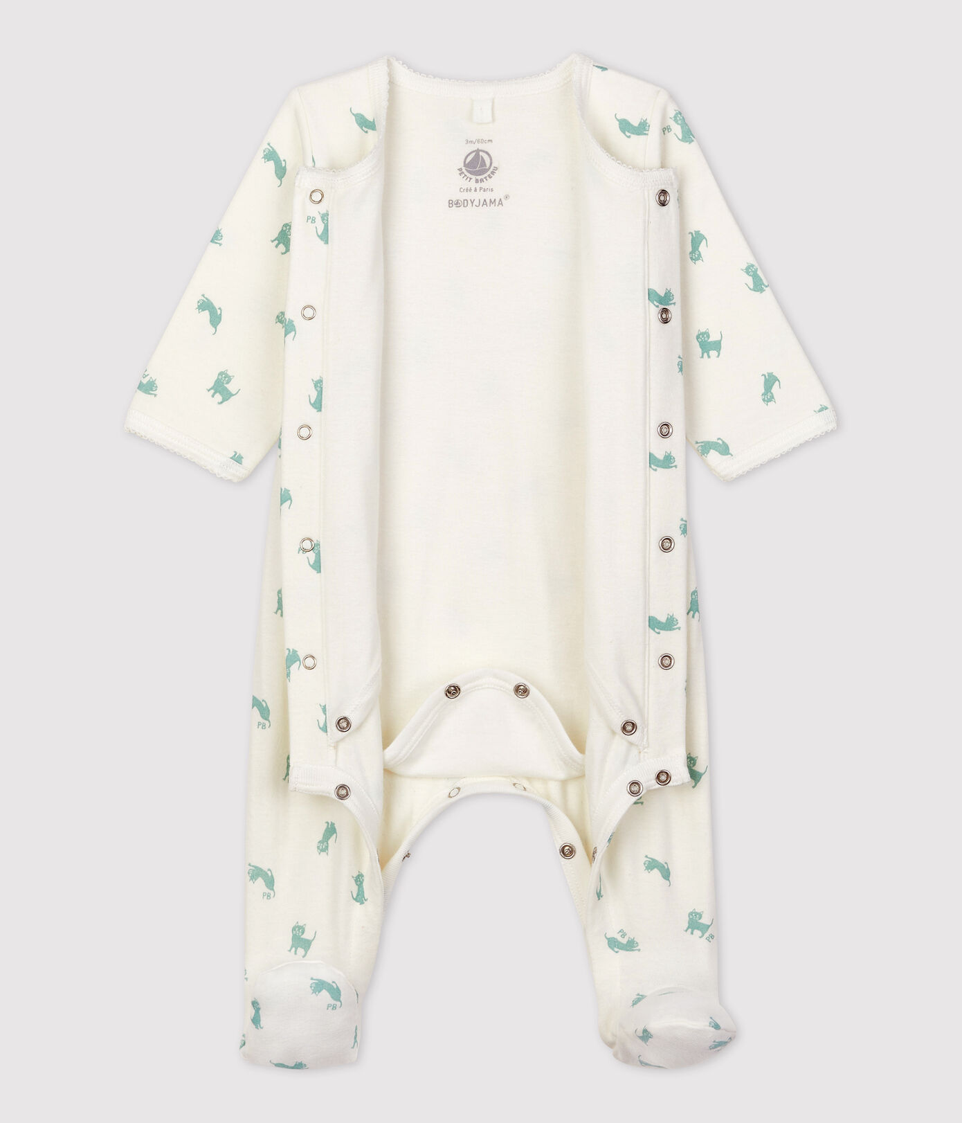 Bodyjama bébé en coton biologique