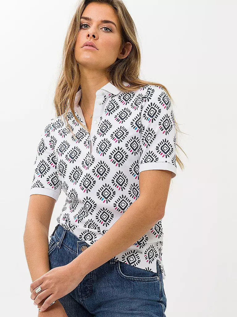 BRAX Poloshirt CLEO weiss
