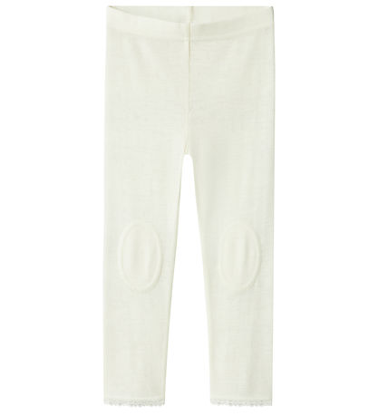Name It Leggings - Wolle - Noos - NmfWang - Snow White m. Lochmu