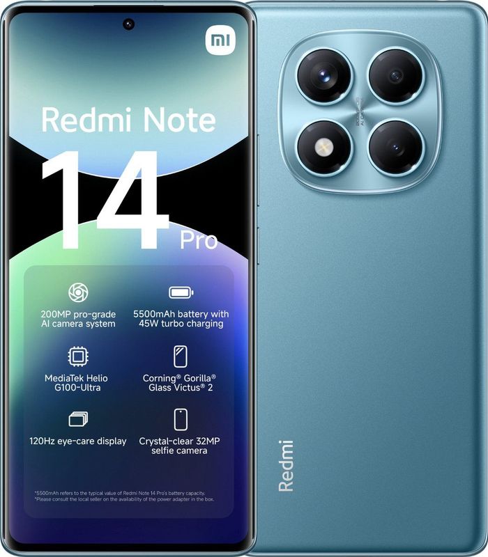 Xiaomi - Redmi Note 14 Pro - Smartphone - 8GB/256GB - Zwart