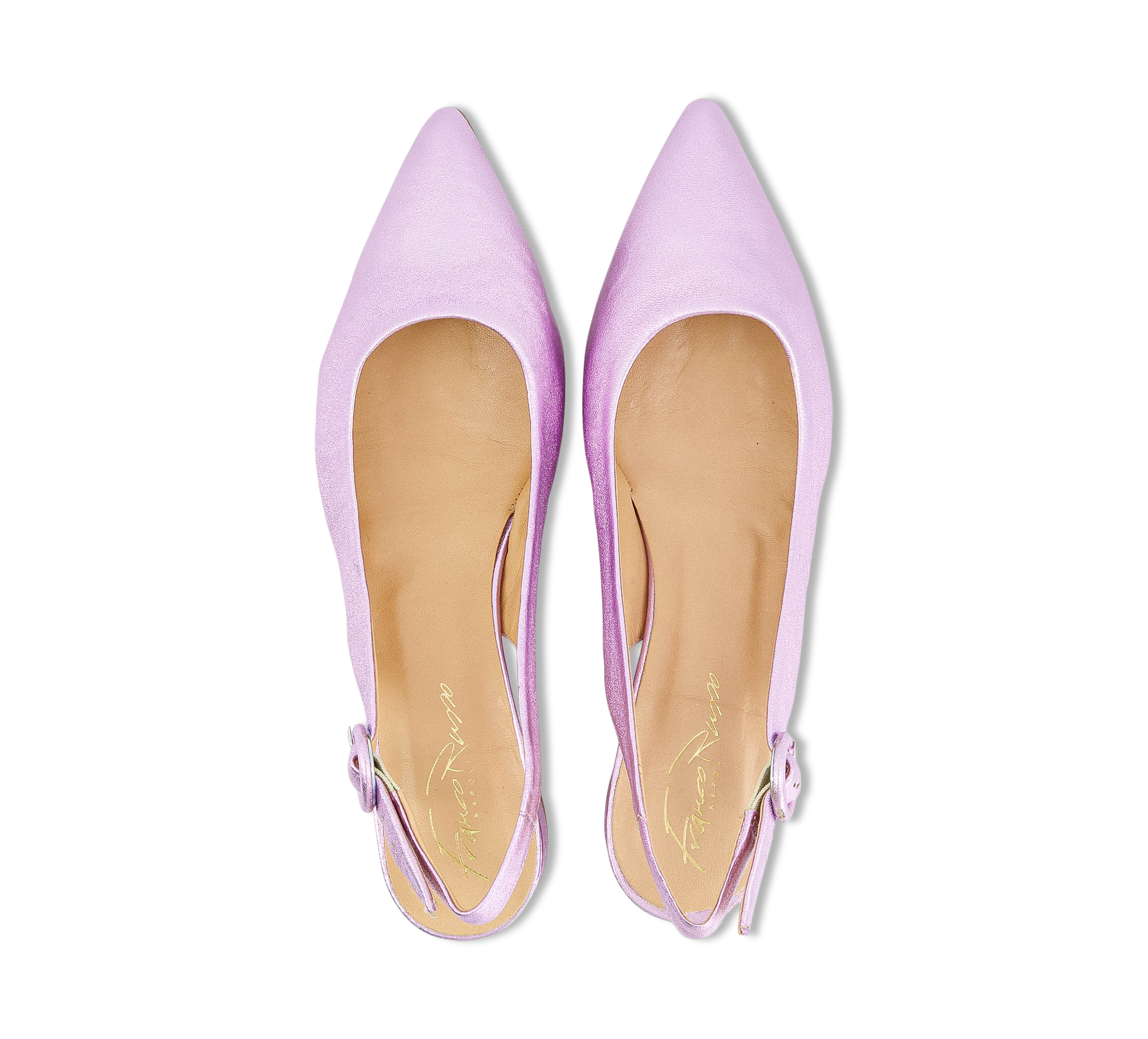 Franco Russo Sling-Pumps lila