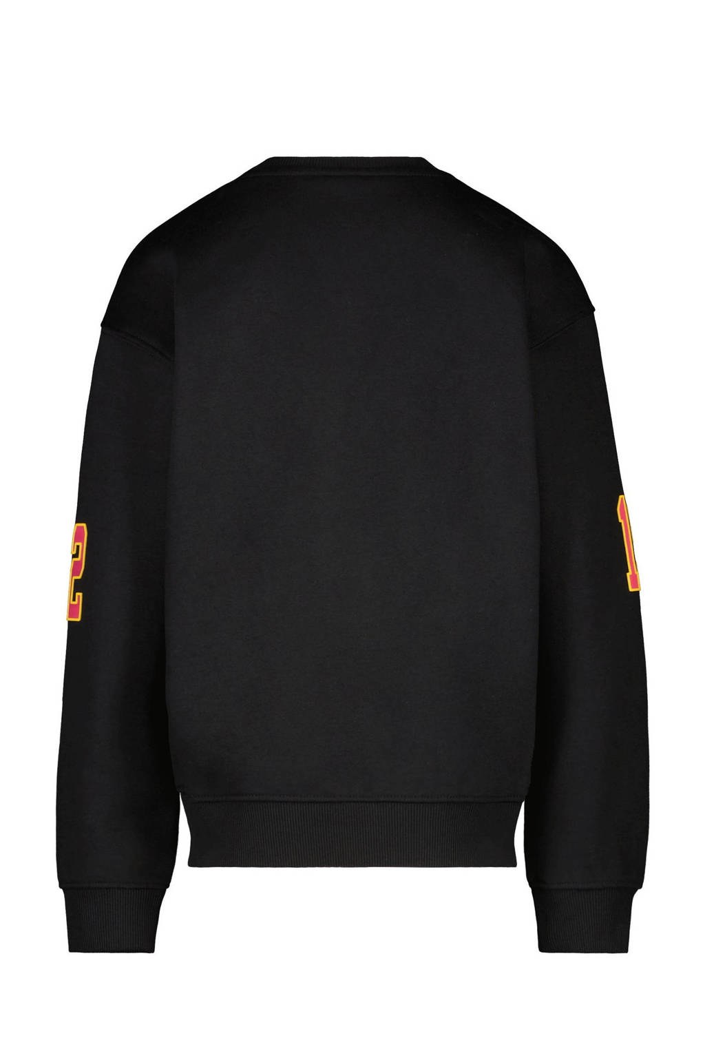Cars sweater DANICIA met tekst zwart