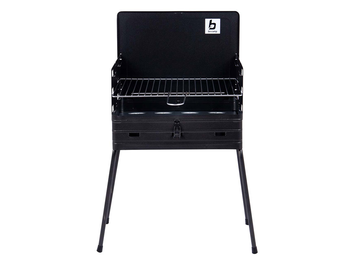 Bo-Camp houtskool barbecue koffermodel - Black