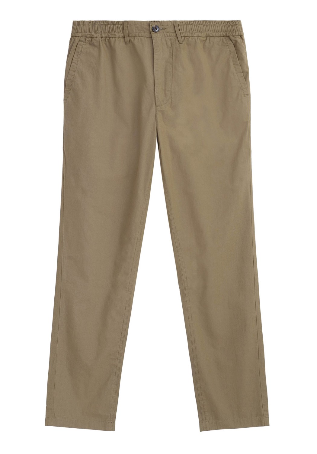 Knowledge Cotton Apparel Hose Tim Tapered Poplin Pants Burned Olive