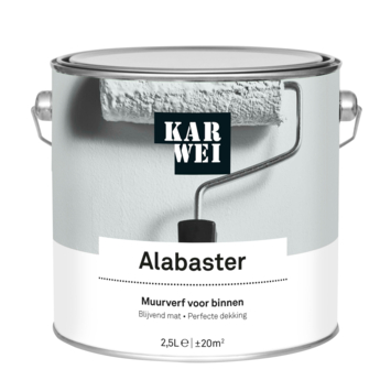 KARWEI muurverf RAL 9003 alabaster mat 2,5 liter