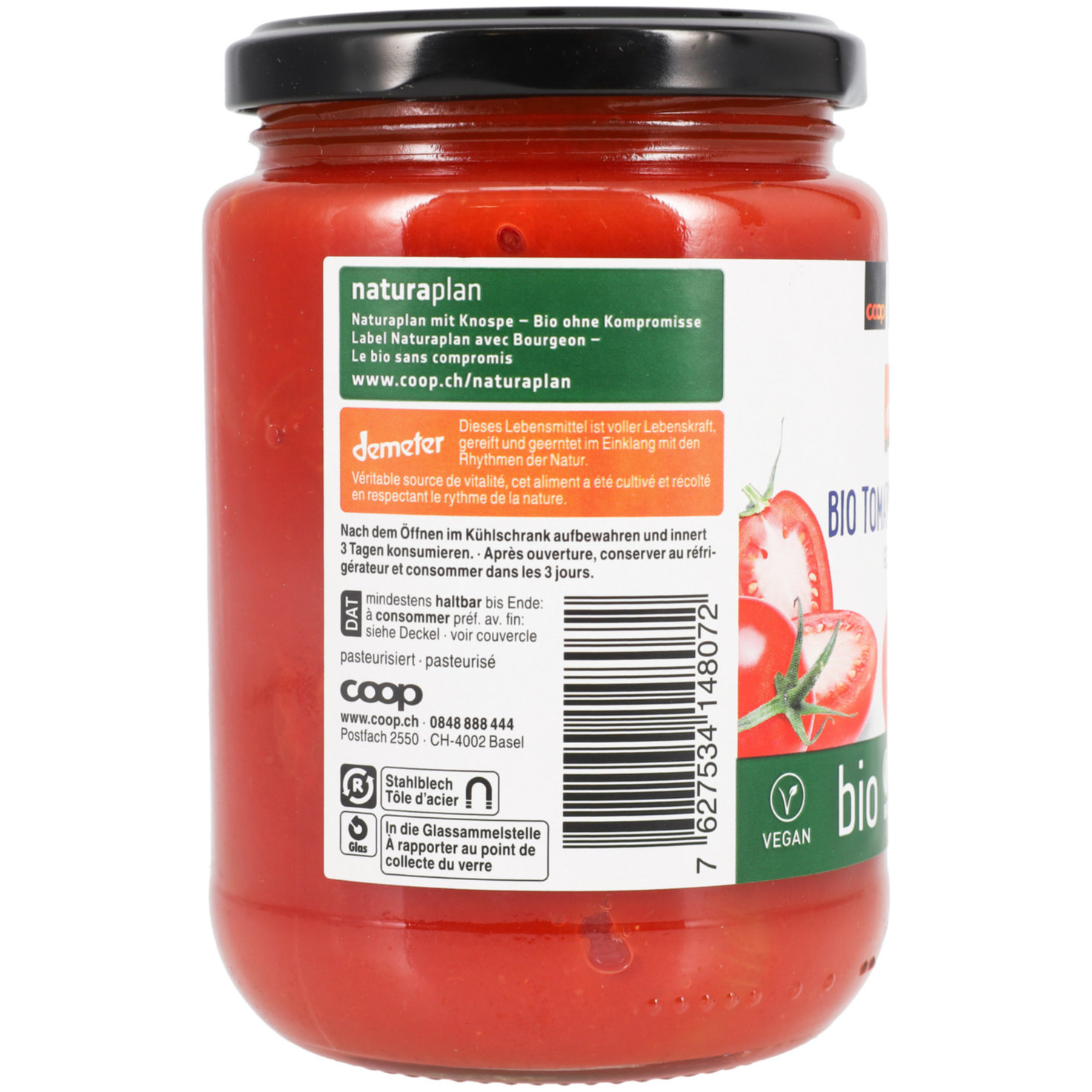 Naturaplan Bio Demeter Tomaten geschält
