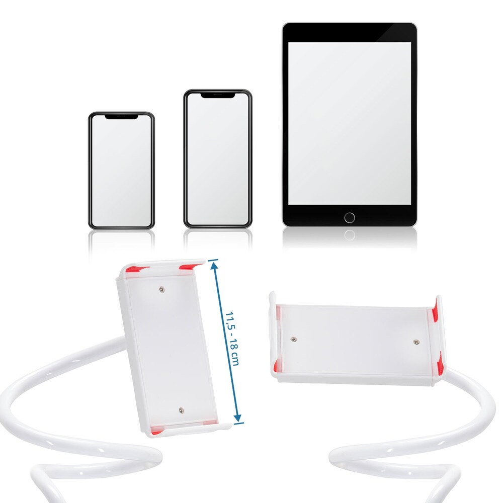 Handy & Tablet Halterung FLEXMOBI I Kunststoff, Metall hjh OFFICE