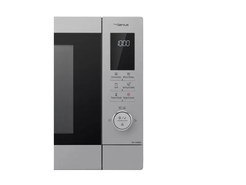 Panasonic NN-CD88, Bordplade, Kombination mikroovn, 34 L, 1000 W, Indbygget skærm, LED