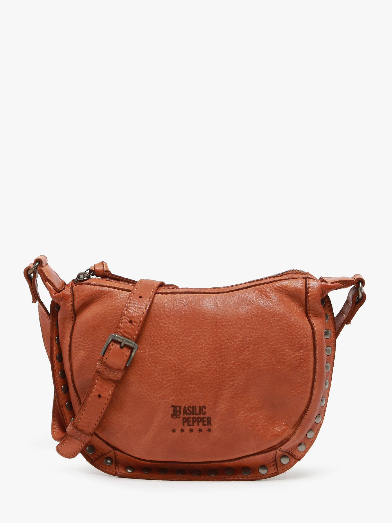 Sac bandoulire Barcelone cuir BASILIC PEPPER