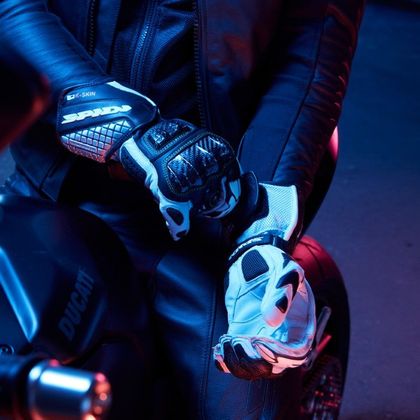 Gants Spidi CARBO KANGAROO - Noir / Noir