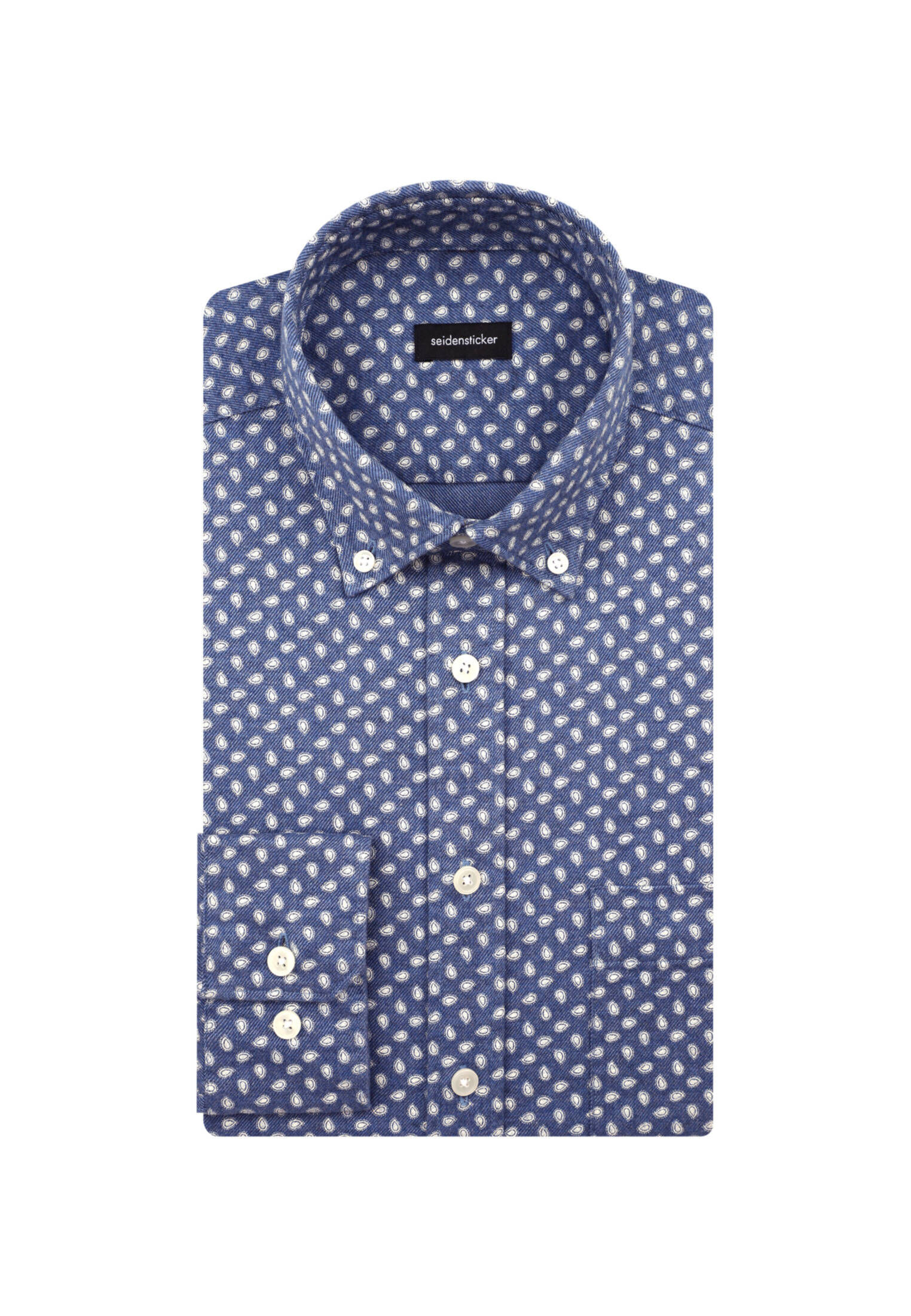 Seidensticker| Herren Casual Hemd Schwarze Rose
