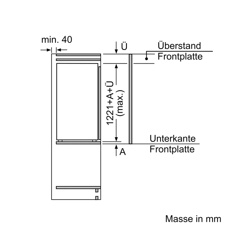 Bosch KIR41VFE0 Einbau Kühlschrank 204 Liter