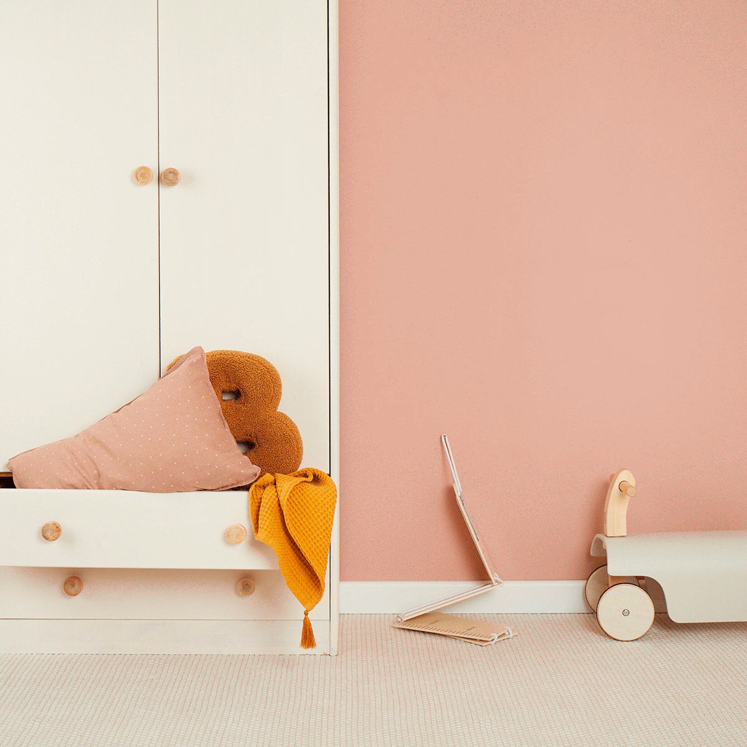 Bieco Holz Kindermesslatte Hase Beige