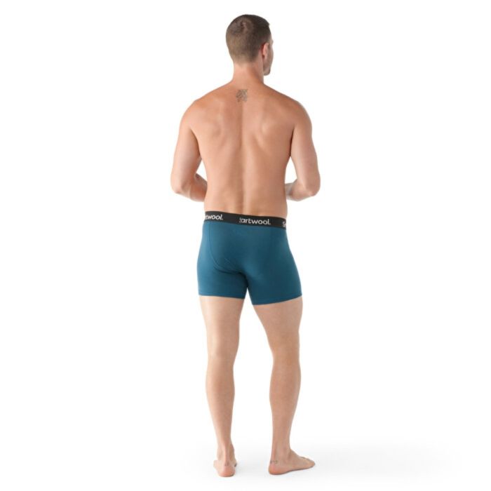Smartwool Herre Undertøj og basislag Boxer Brief Boxed Wool Blå