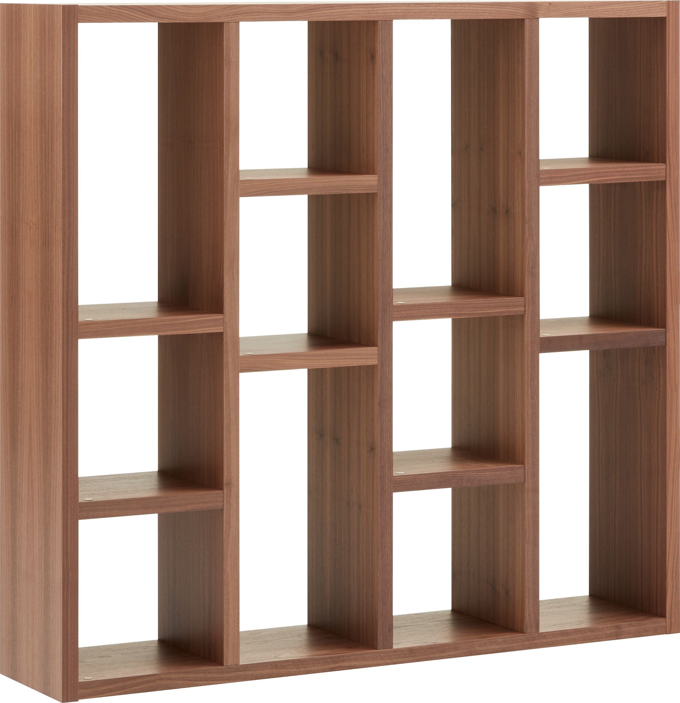INDUS Regal - Nussbaum / B: 150.0 cm x T: 34.0 cm x H: 159.0 cm