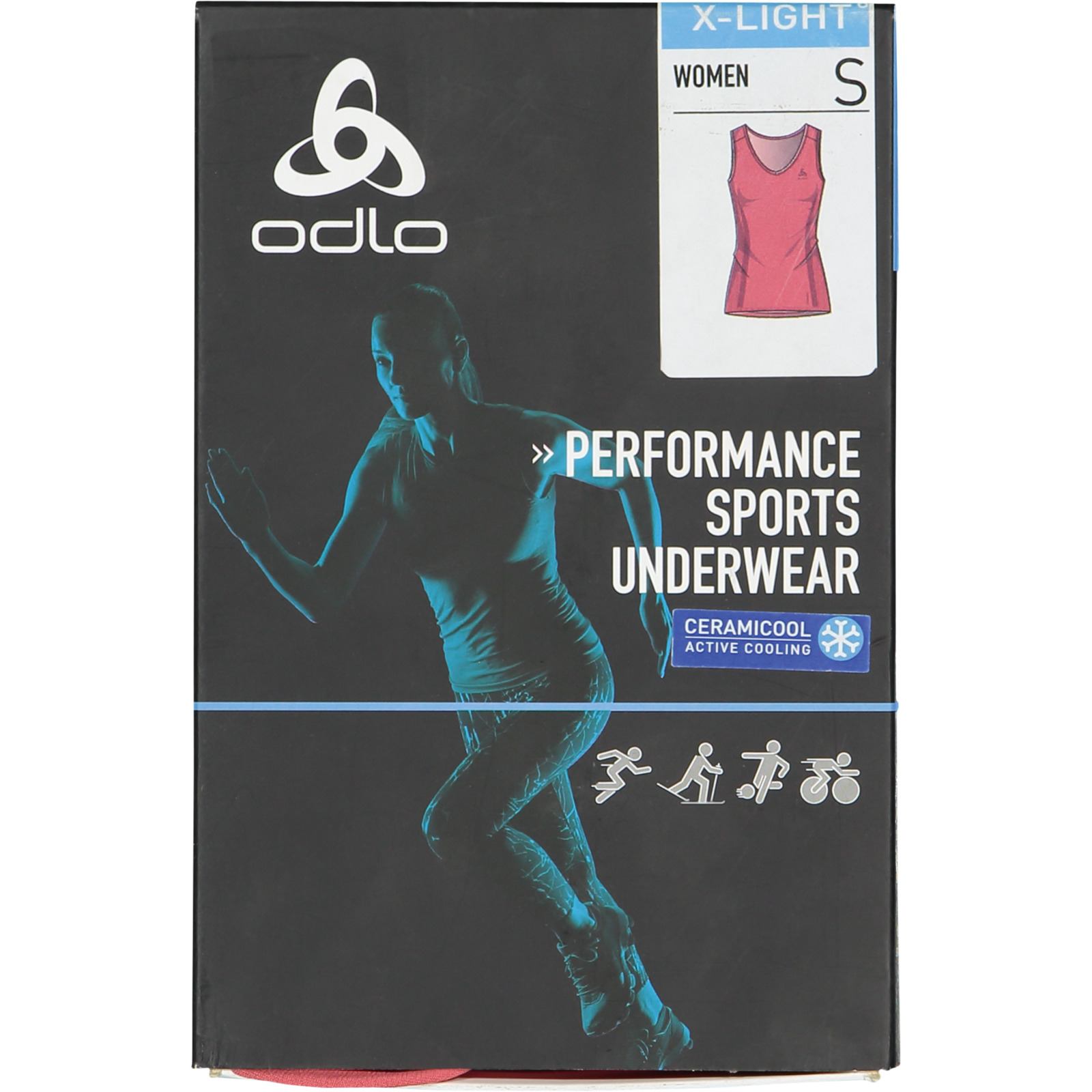 Odlo Damen-Top Performance X-Light Base Layer Singlet XS, himbeer