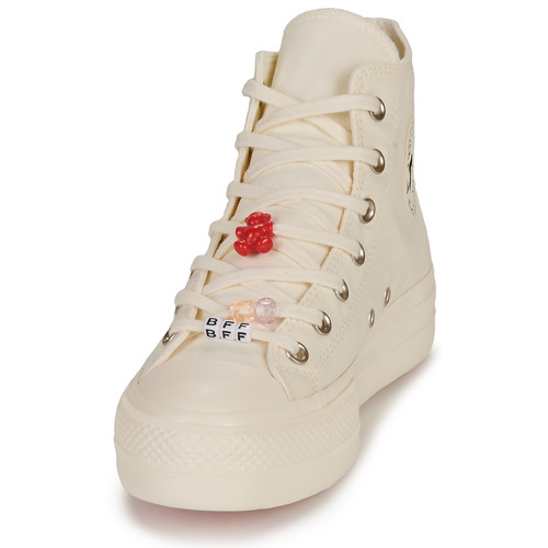 Converse - CHUCK TAYLOR ALL STAR LIFT-POP WORDS - Blanc