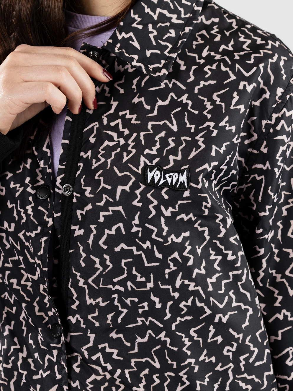 Volcom Surfpunk Coach Jacket black