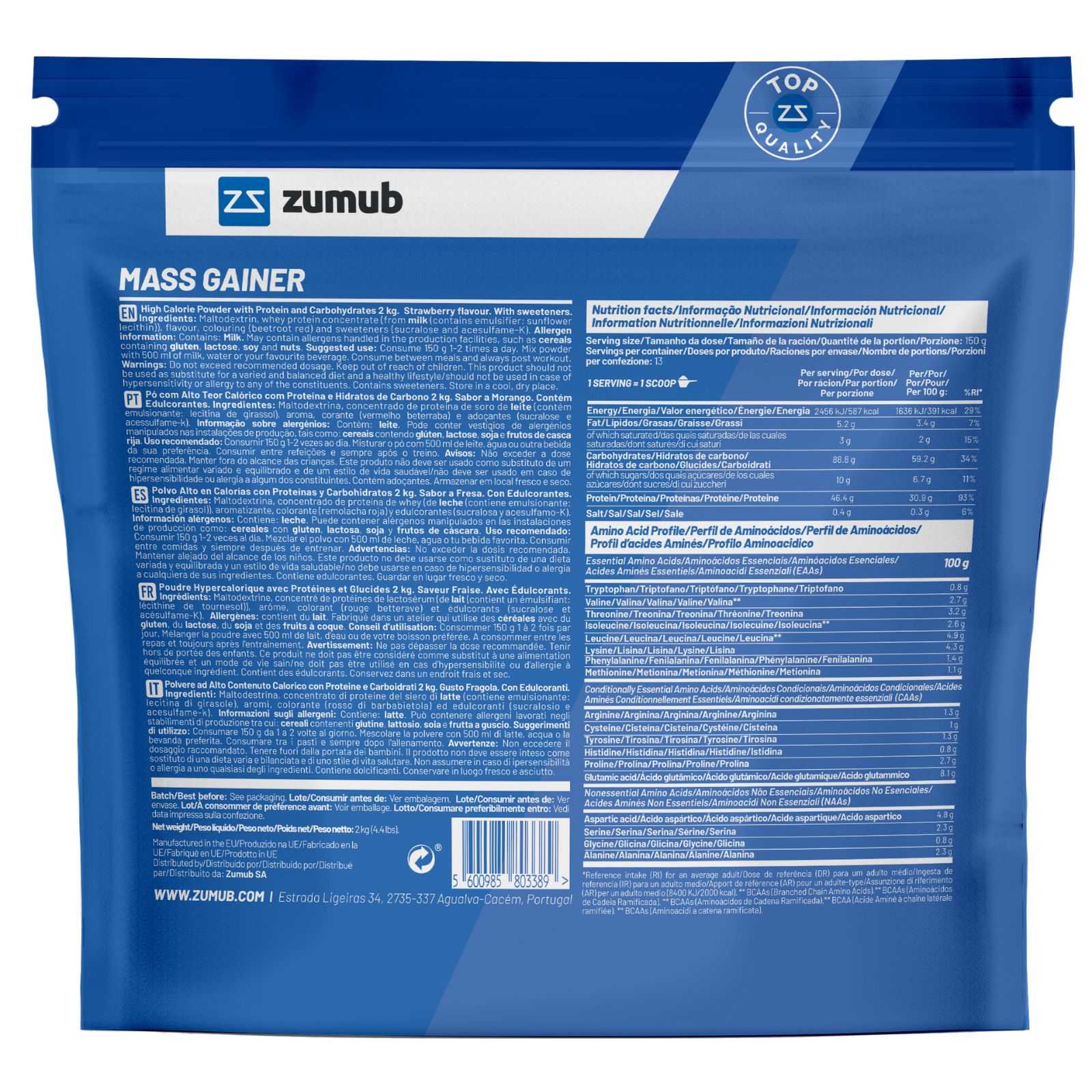 Zumub Mass Gainer 2kg