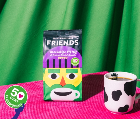 BEANS BROTHERS FRIENDS Filterkaffee Kräftig - 10x 250 g Gemahlen