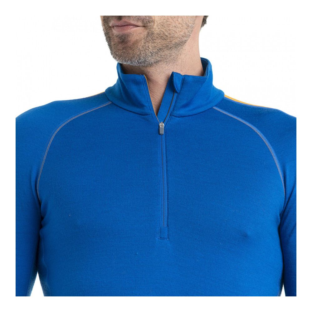 Icebreaker ZONEKNIT 260 - Sous-couche Homme lazurite/solar/cb
