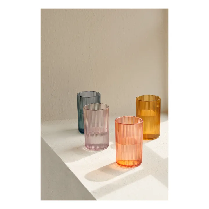 Liewood Verres en tritan Farrel - Set de 2 | Jaune