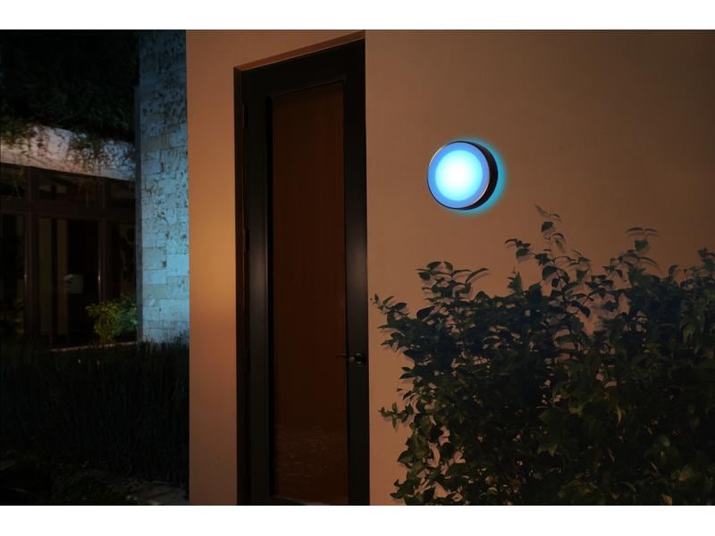 Philips Hue White & Color Ambiance Outdoor Daylo Wandleucht Aussenleuchte Daylo Hue WACA, Silber